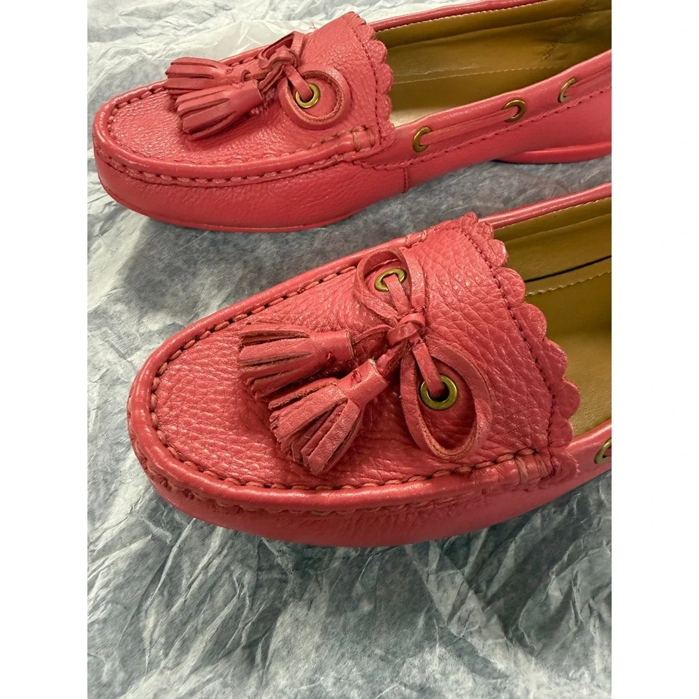 Coach leather pink